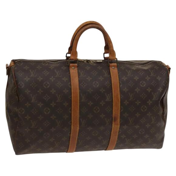 LOUIS VUITTON Monogram Keepall Bandouliere 50 Boston Bag M41416 - Picture 1 of 16